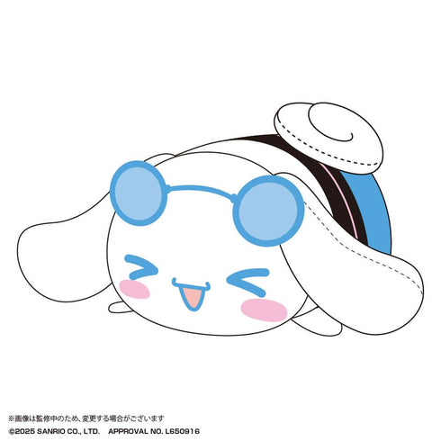 『サンリオキャラクターズ』SR-116 シナモロール ぽてコロマスコット Msize D シナモロール(クールスタイルVer.)